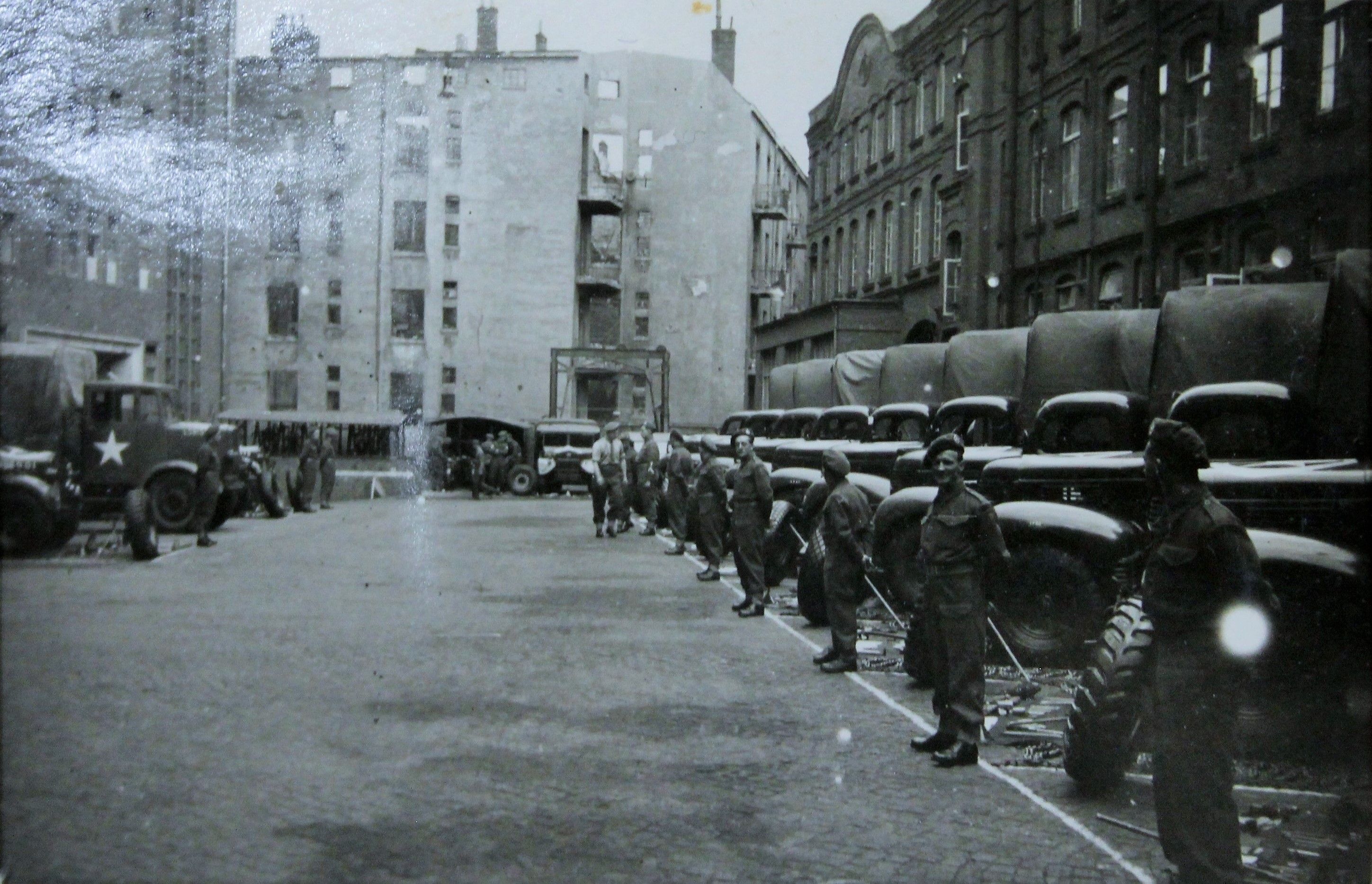 A vintage photograph album, containing some of military vehicles. - Image 2 of 4