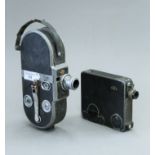 Two movie cameras: AGFA and Ensign Simplex.