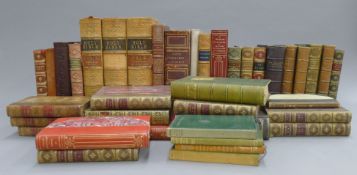 Evans, South with Scott, 1923; together with 37 other leather bindings.