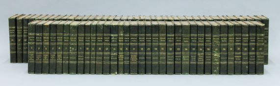 Johnson (Samuel), The Works of the English Poets, 1790, 73 or 75 volumes, lacks volume 1 and 27,