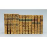 Cervantes et Ingenioso Hidalgo, Don Quixote, 4 volumes, calf,