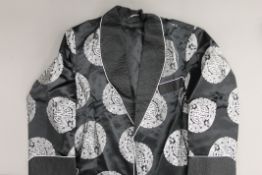 An embroidered kimono and a shawl.