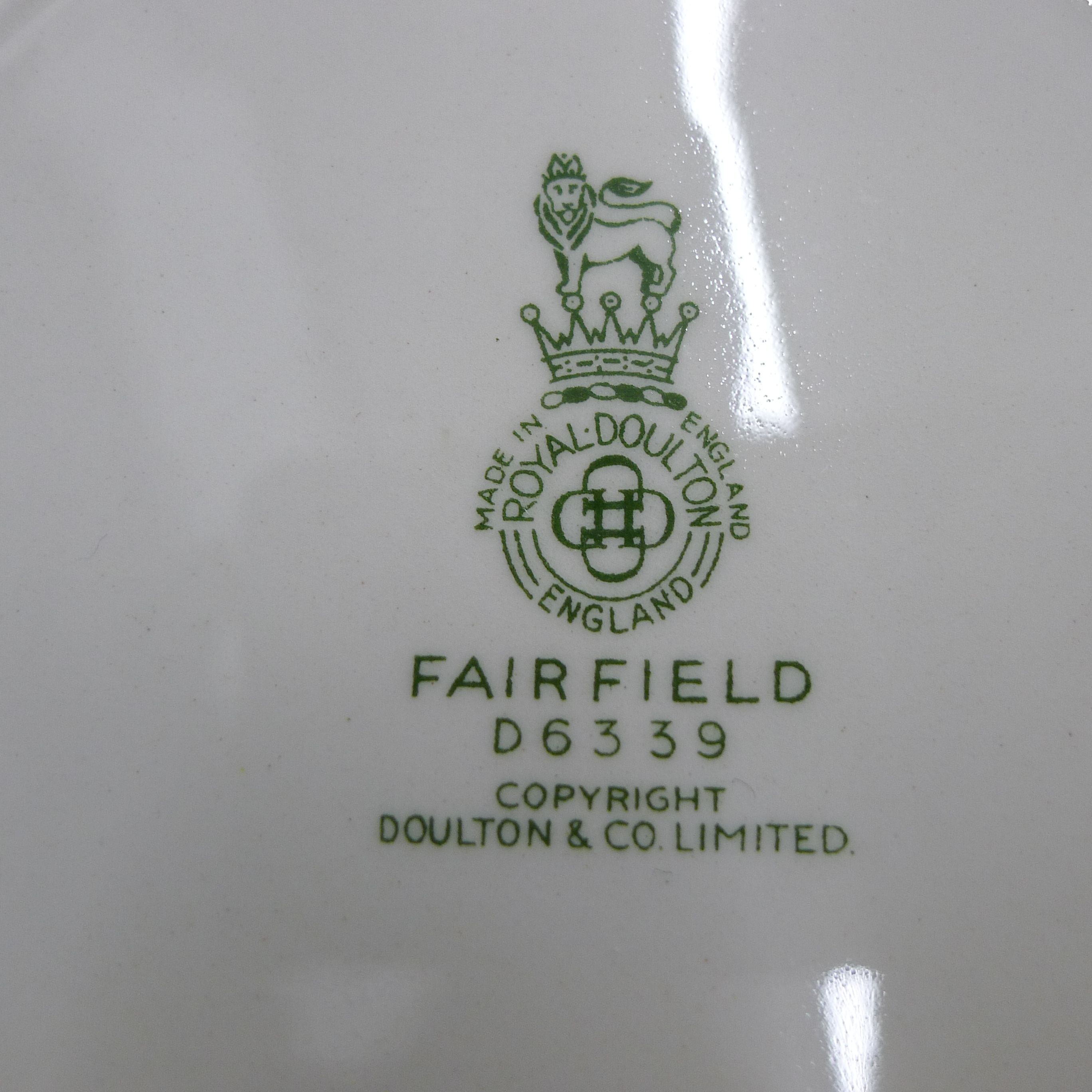 A Royal Doulton Fairfield porcelain tea set. - Image 3 of 3