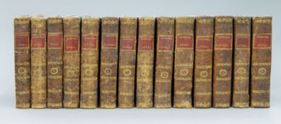Cicero (M Tullius), Opera, 1797, 14 volumes, contemporary full tree calf, little worn,