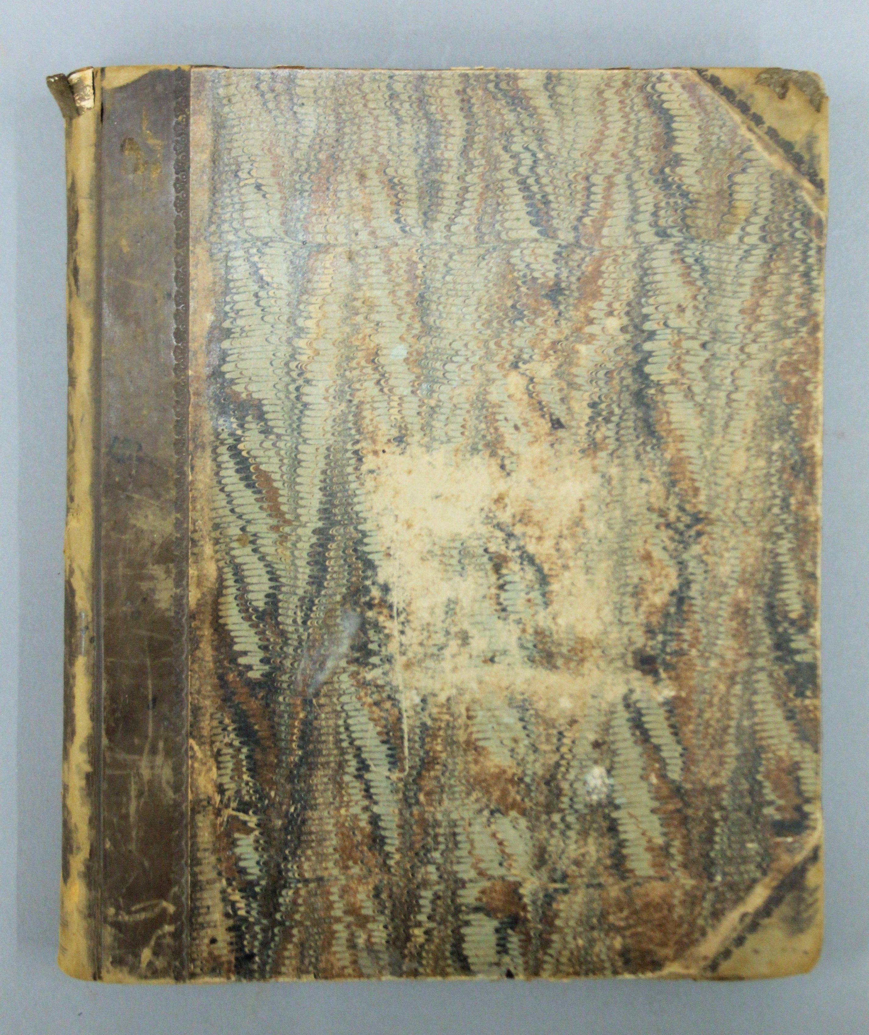 Nineteenth Century Manuscript Library Catalogue, contemporary half calf. - Image 3 of 11