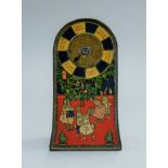 A Biscuit Fortune Teller tin by Jacobs. 19.5 cm high.