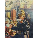 Two framed prints of adverts for Cadbury's Coco and Pears' Soap. The former 35.5 x 43 cm overall.