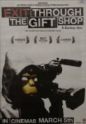 BANKSY (born 1974) British (AR), Exit Through The Gift Shop poster, framed and glazed. 41 x 59 cm.