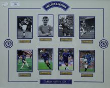 Chelsea Football Club Legends, print, framed and glazed. 58 x 47.5 cm overall.