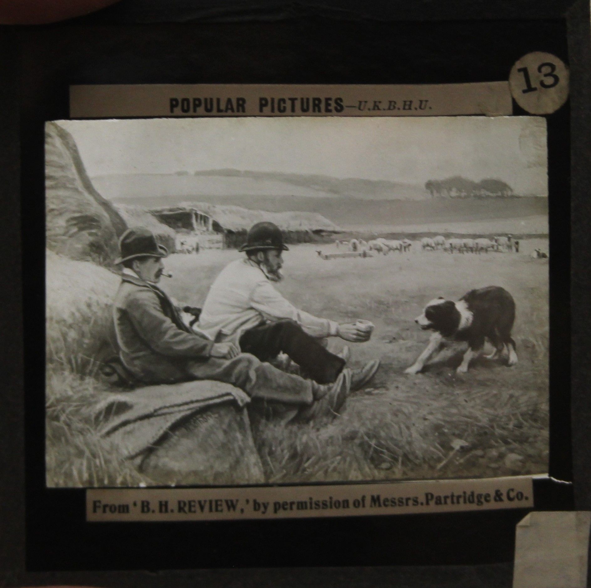 Four boxes of antique magic lantern slides. - Image 2 of 4