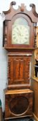 A 19th century North Country mahogany cased longcase clock,