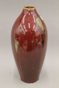 A large Art Pottery vase. 42 cm high.