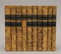 Sterne (Laurence), Works in Ten Volumes, J Rivington and others, 1788, 10 volumes,