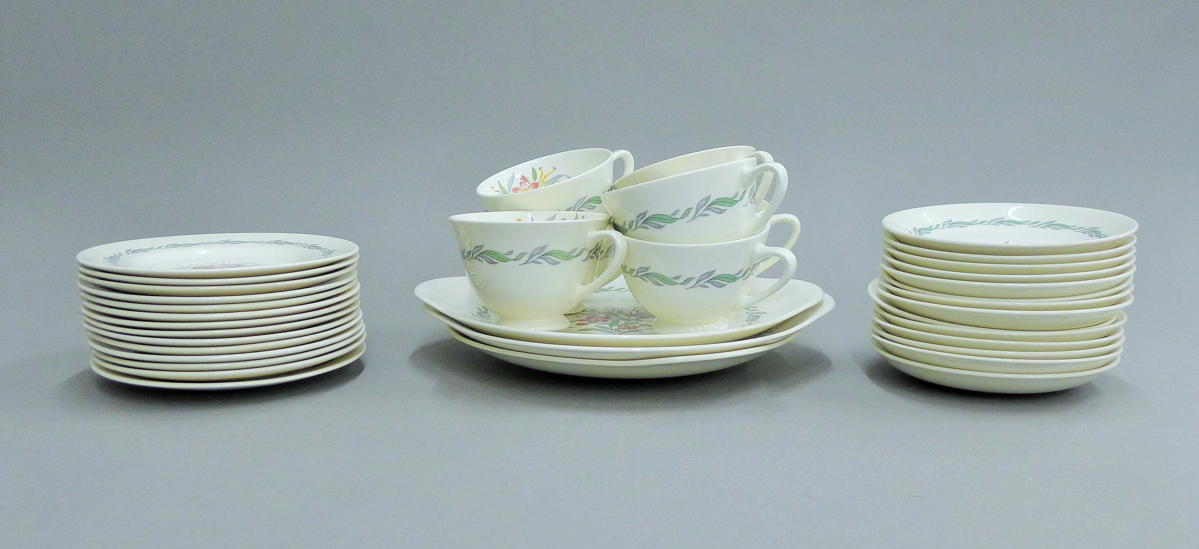 A Royal Doulton Fairfield porcelain tea set.