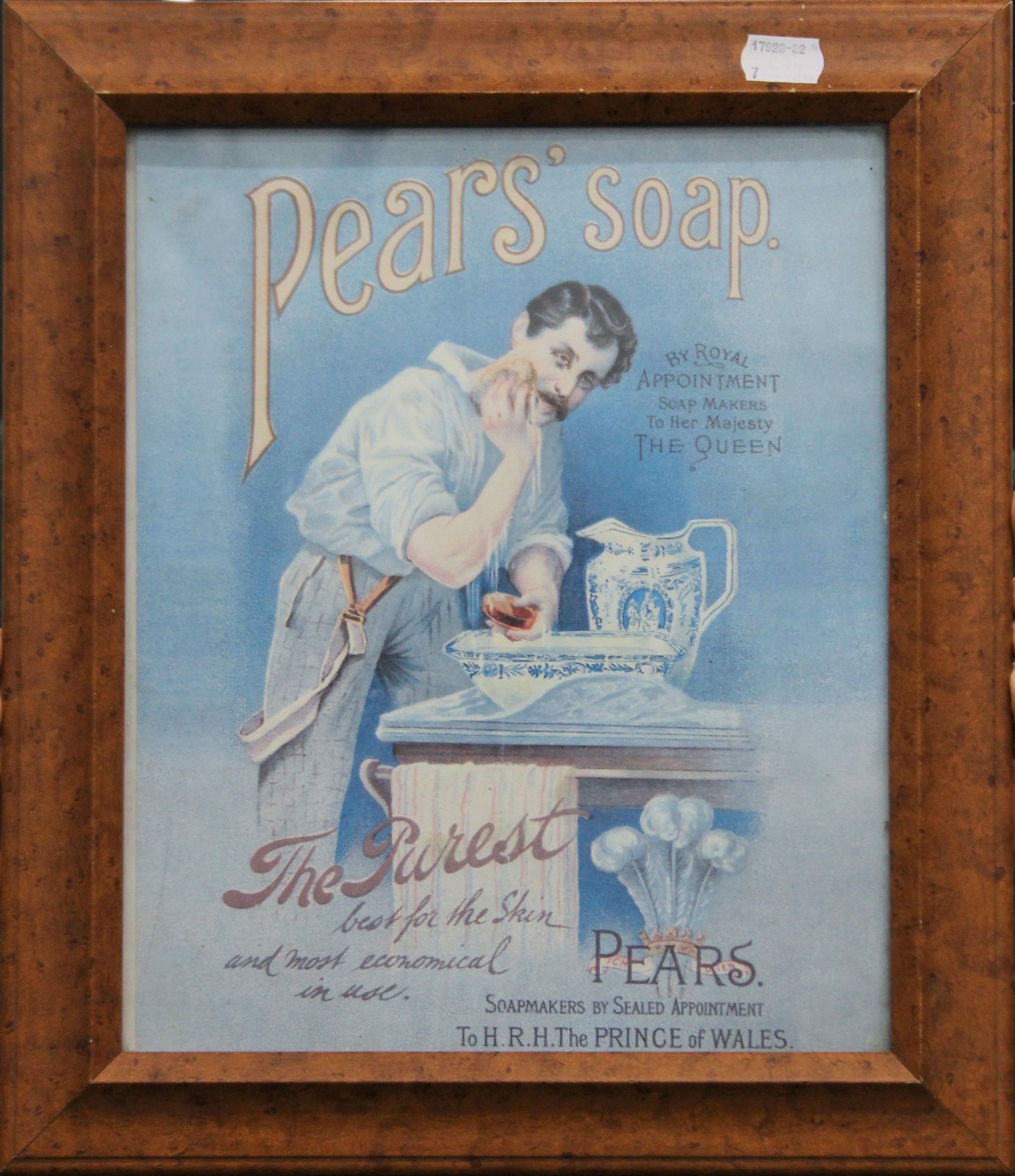 Two framed prints of adverts for Cadbury's Coco and Pears' Soap. The former 35.5 x 43 cm overall. - Image 4 of 4