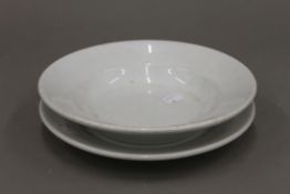 Two 1940 German SS-Reich dishes. Each approximately 23 cm diameter.