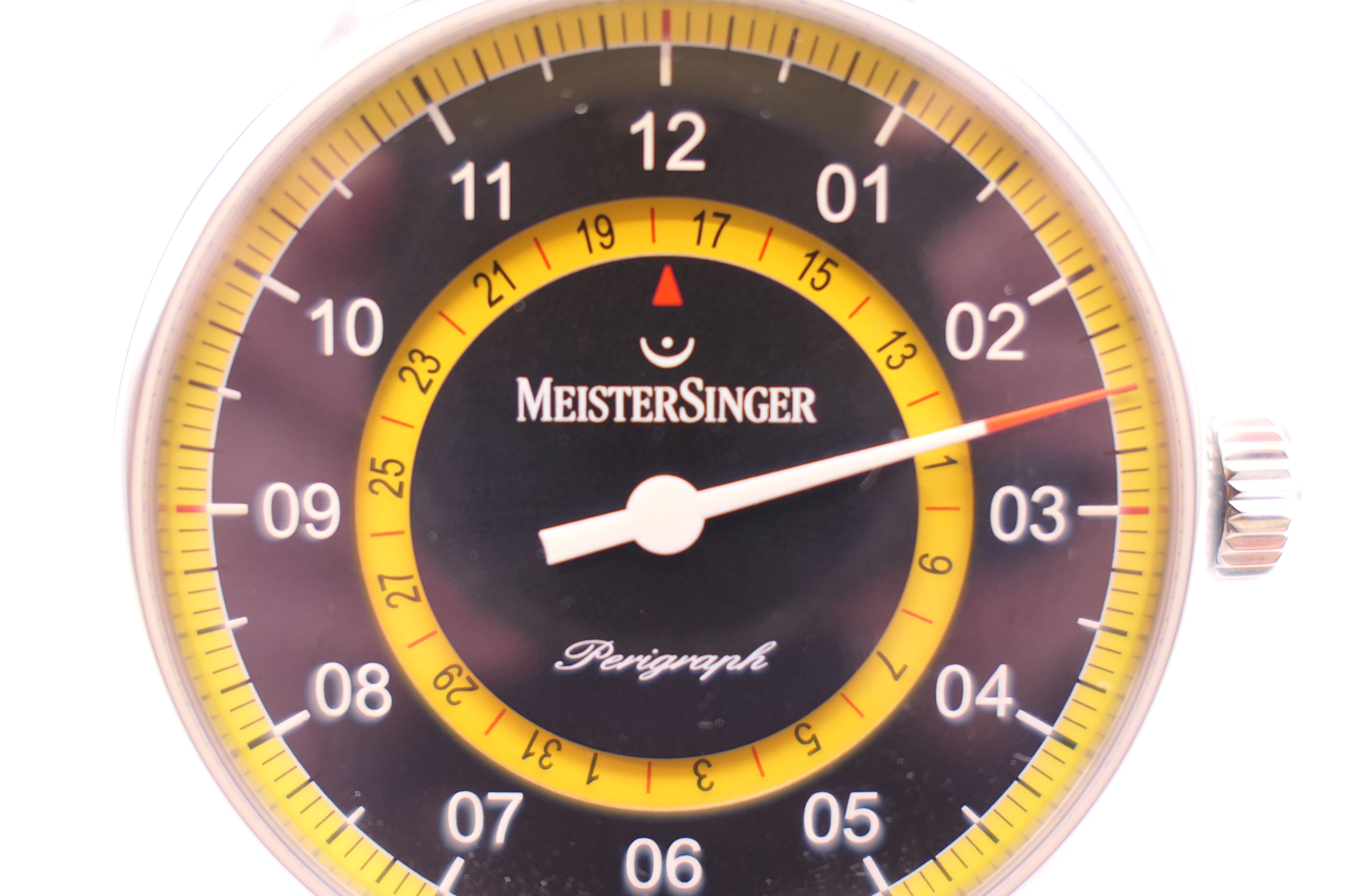 A boxed limited edition Meistersinger Perigraph gentleman's wristwatch. 4.5 cm wide. - Image 3 of 20