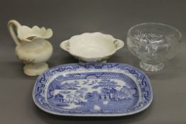 A quantity of ceramics and glass.