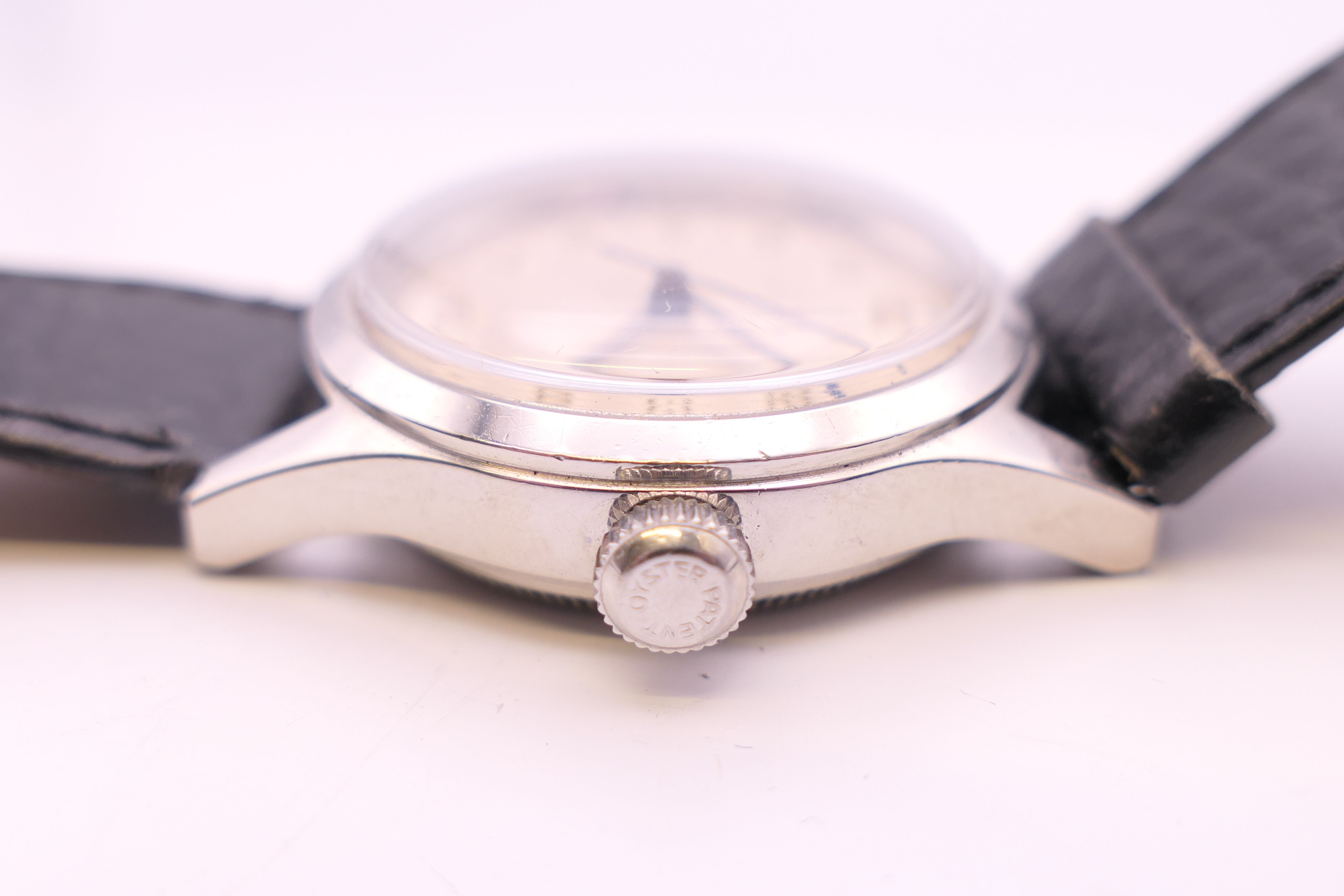 A Tudor Oyster gentleman's wristwatch. 3.5 cm wide. - Image 3 of 8