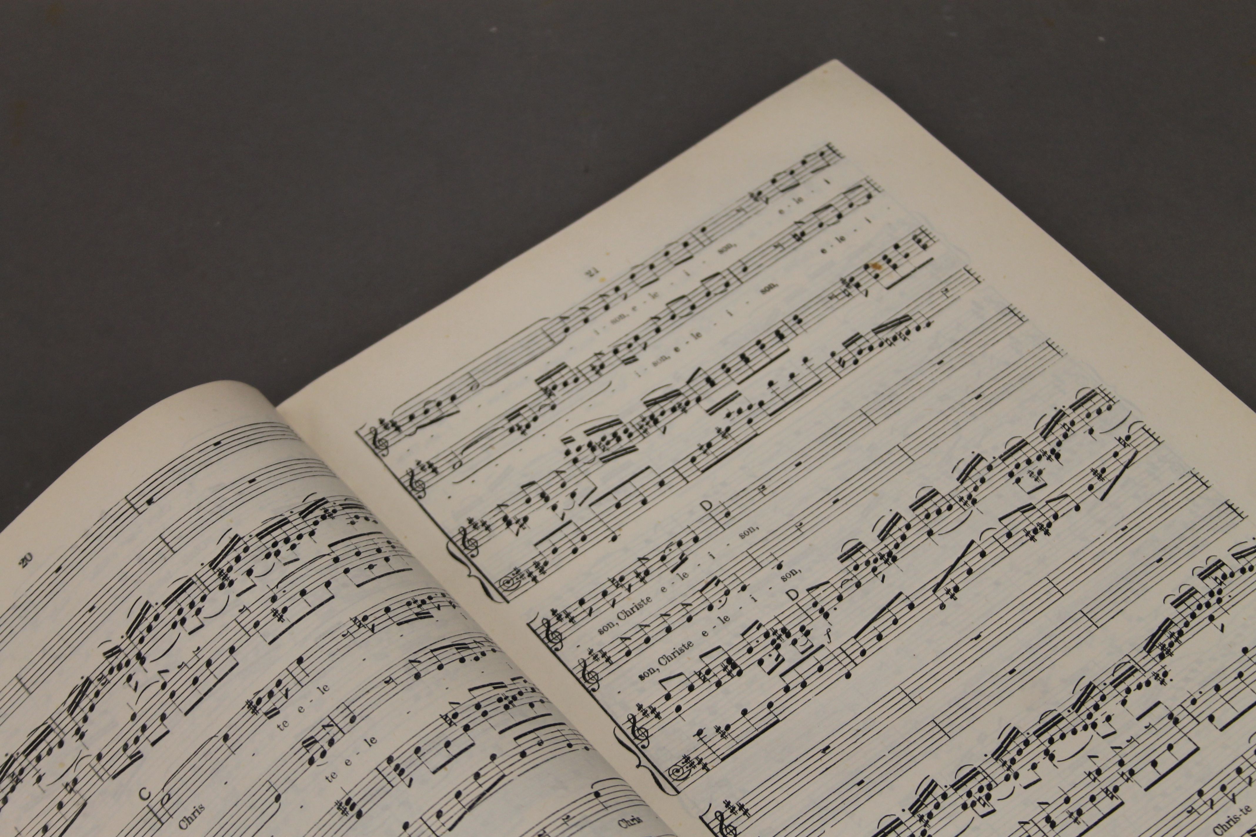 A 1938 hardback score of JS Bach St Mathew Passion edited by Sir Edward Elgar with gilt edged pages, - Image 9 of 9