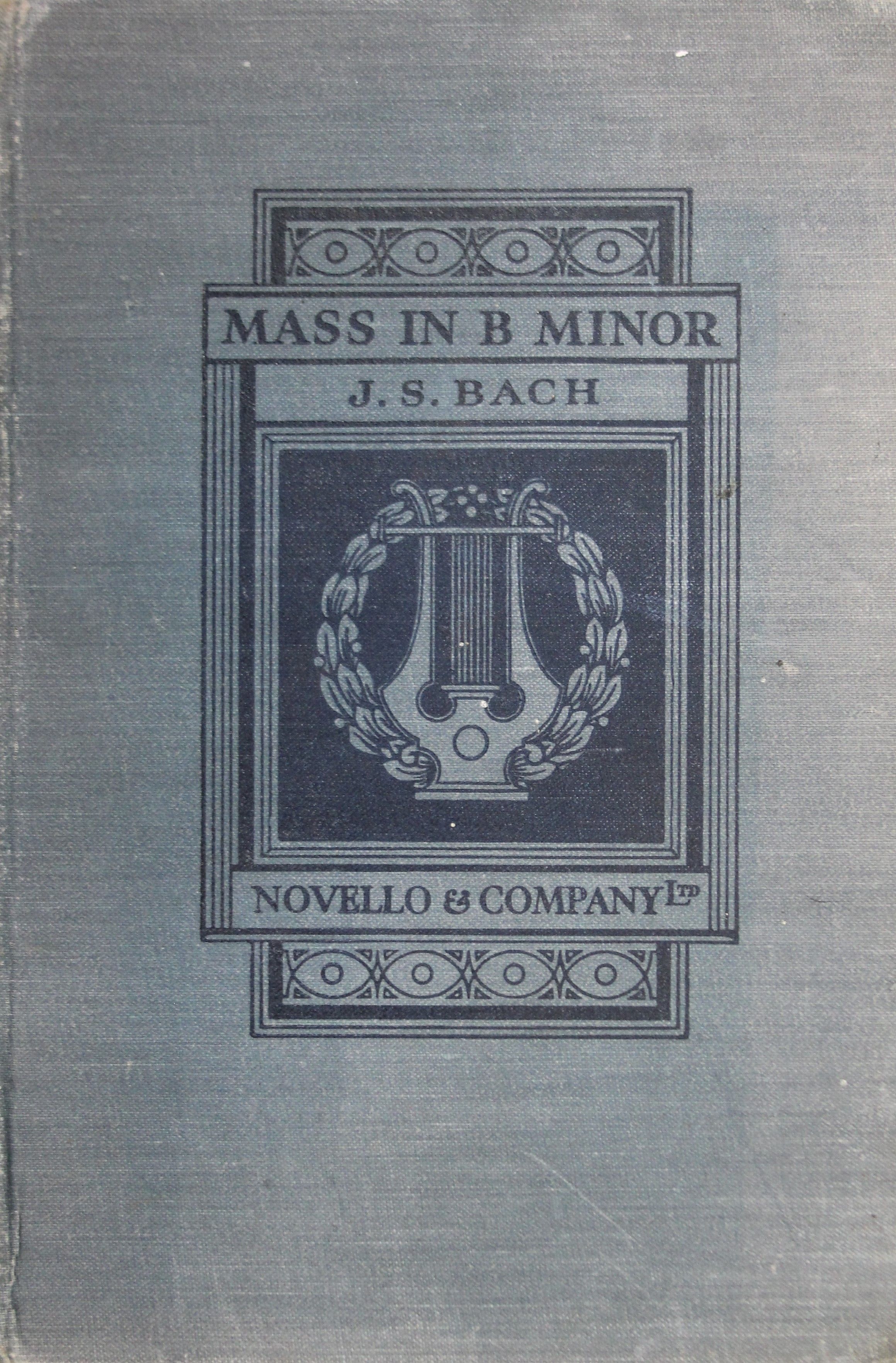 A 1938 hardback score of JS Bach St Mathew Passion edited by Sir Edward Elgar with gilt edged pages, - Image 7 of 9