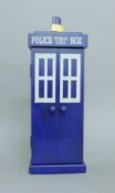 A Dr Who Tardis key box. 51 cm high.