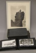 A quantity of late WWI period and after photograph albums, including various military groups,