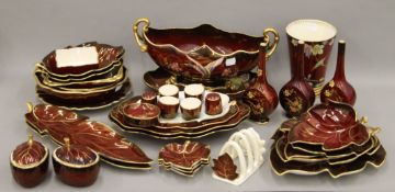 A collection of Carltonware Rouge Royale.