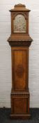 A late 19th/20th century bracket clock on stand. 172.5 cm high overall.