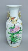 A large Chinese porcelain vase. 58 cm high.