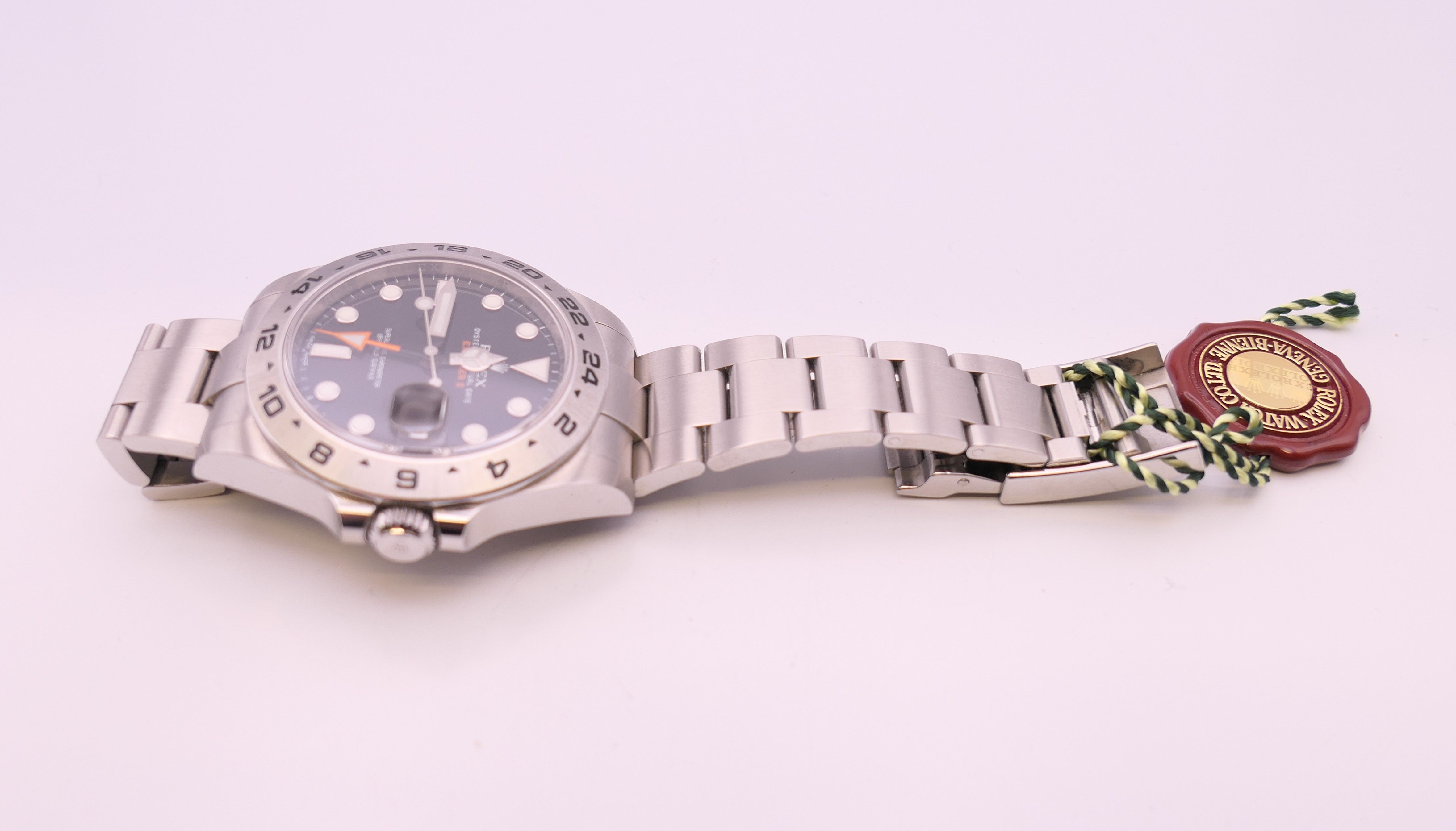 A Rolex Perpetual Date Explorer II watch with black dial, model number 216570, - Image 3 of 13