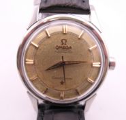 An Omega stainless steel Constellation automatic chronometer wristwatch, ref 14381-2, circa 1959,