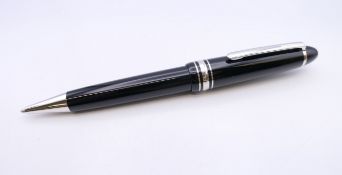 A Montblanc (Mont Blanc) Meisterstuck platinum LeGrand ballpoint pen,