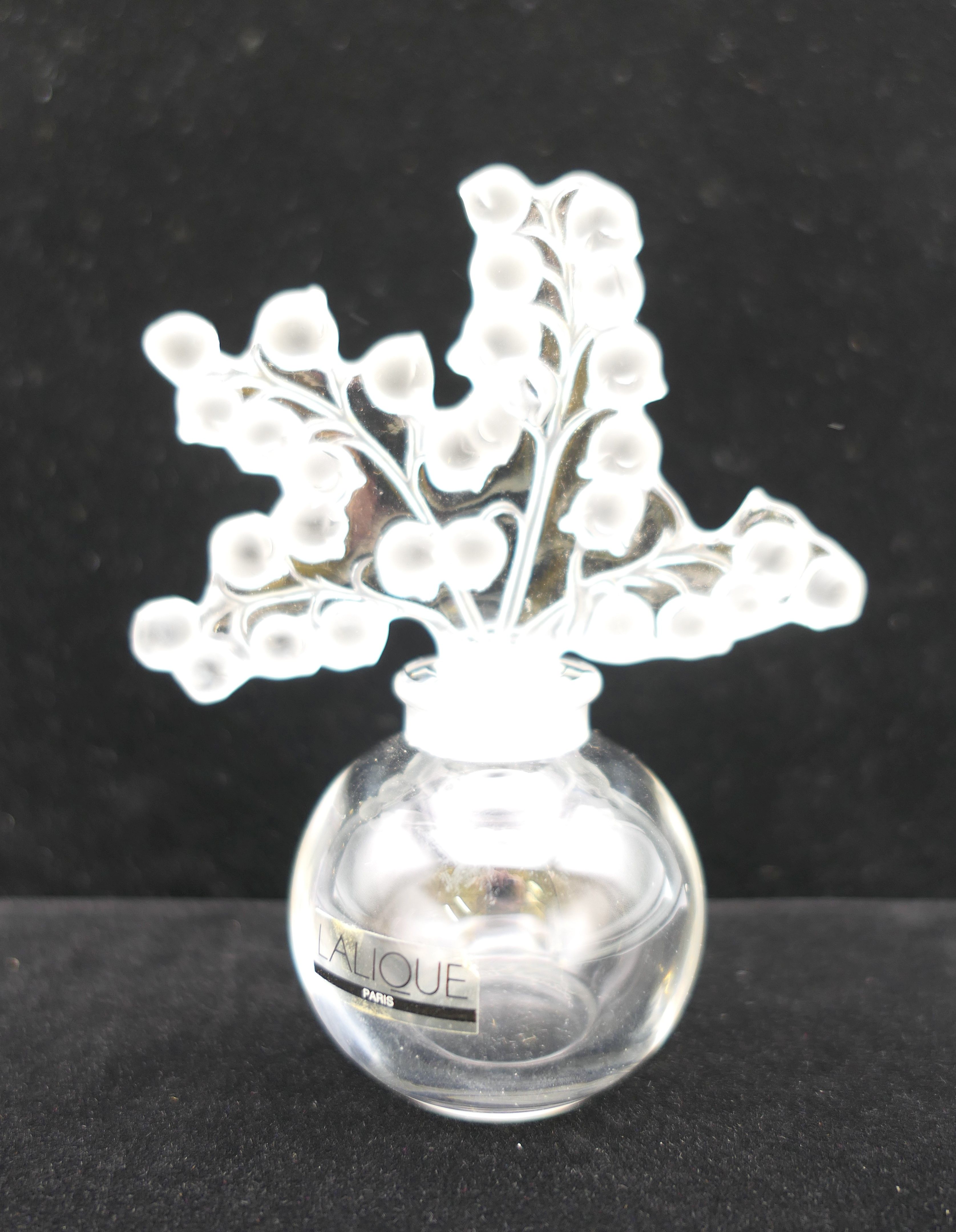 A Lalique R France perfume bottle. 12 cm high. - Image 7 of 7