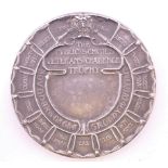 A silver Public Schools Veterans Challenge Trophy shooting medal, hallmarked Elkington,