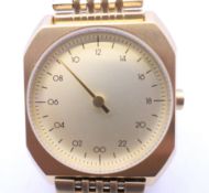 A Slow gold plated gentleman's wristwatch, boxed.