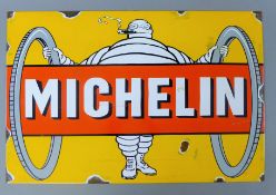 A Michelin enamel sign. 60 x 40 cm.