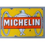 A Michelin enamel sign. 60 x 40 cm.