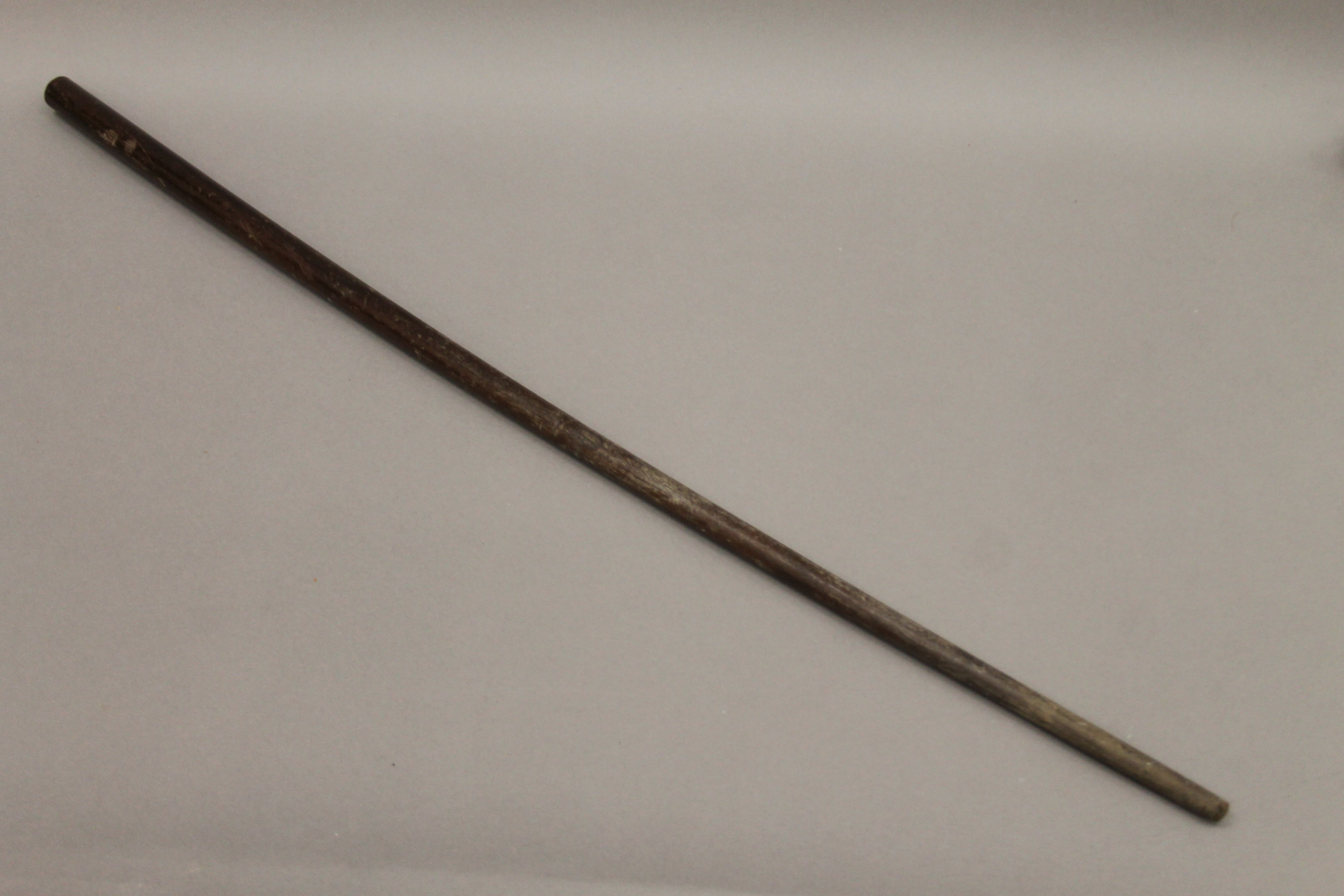 A collection of various tribal clubs, etc. The largest 82 cm long. - Image 6 of 8