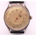 A Teriam stainless steel mechanical wristwatch, ref 317-345, circa 1960s,