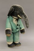 A vintage Babar the Elephant soft toy by Farnell's Alpha Toys. 40 cm high.