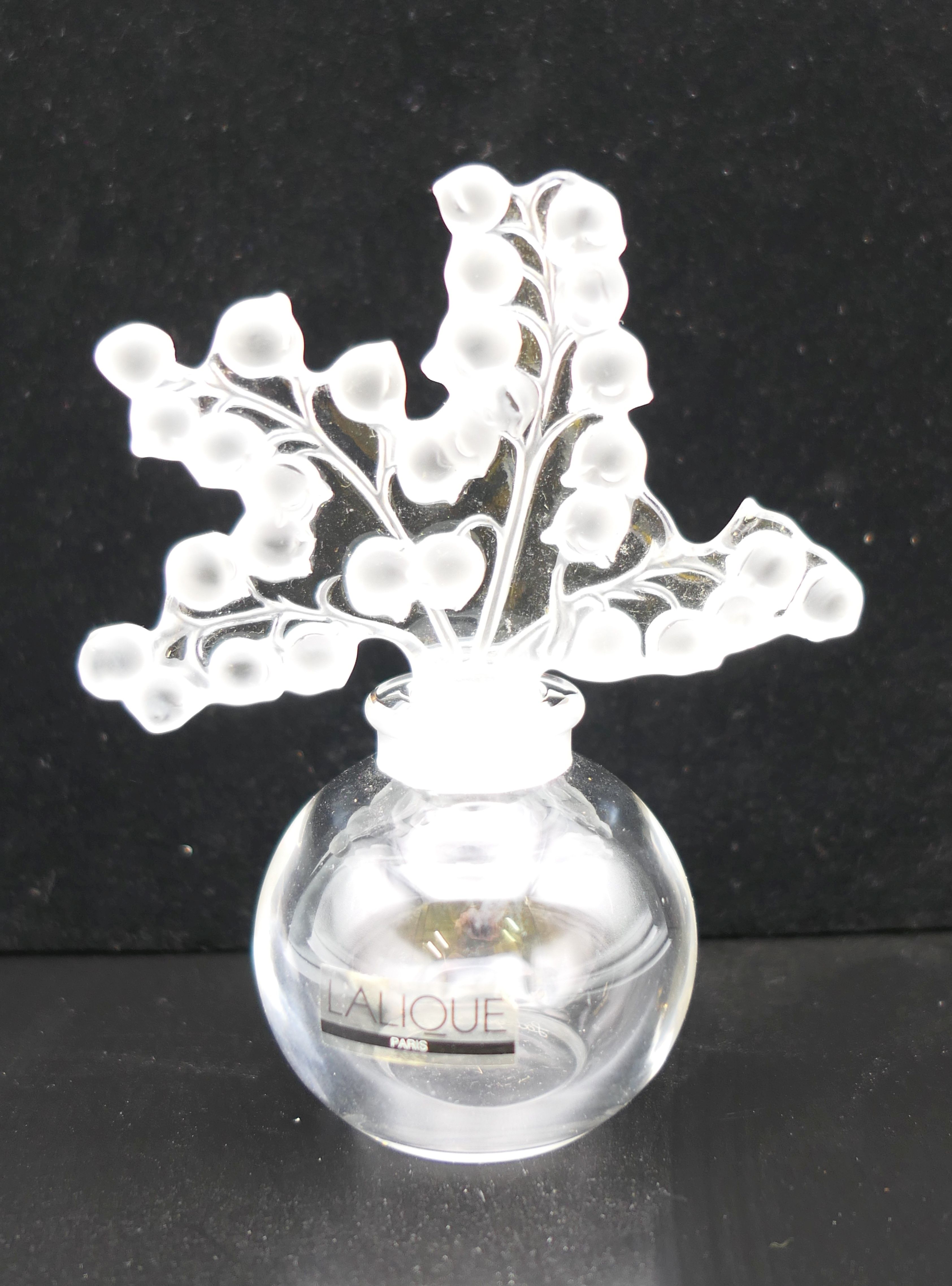 A Lalique R France perfume bottle. 12 cm high. - Image 2 of 7