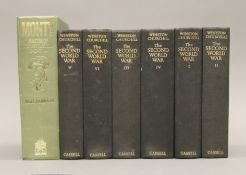 Winston Churchill, The Second World War, six volumes and Monty Master of the Battlefield,