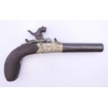 A 19th century percussion pistol. Approximately 18 cm long.