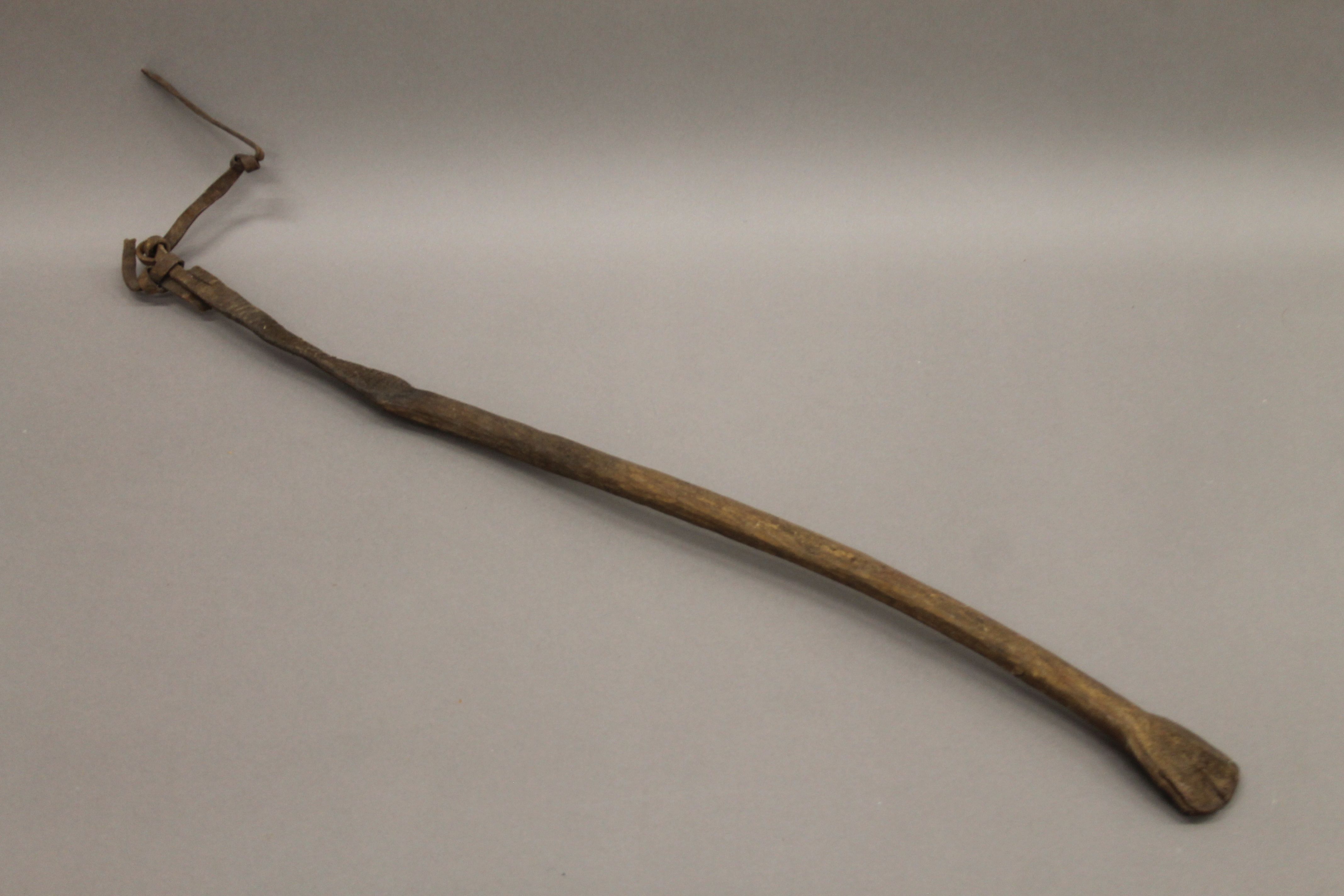 A collection of various tribal clubs, etc. The largest 82 cm long. - Image 8 of 8