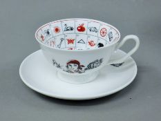 A Romany Fortune Teller's cup and saucer.