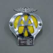 A vintage AA Badge.