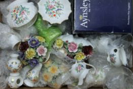 A large quantity of Aynsley and other floral porcelain.