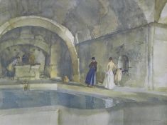 WILLIAM RUSSELL FLINT, print, signed in pencil to the margin, unframed. 57 x 43 cm.