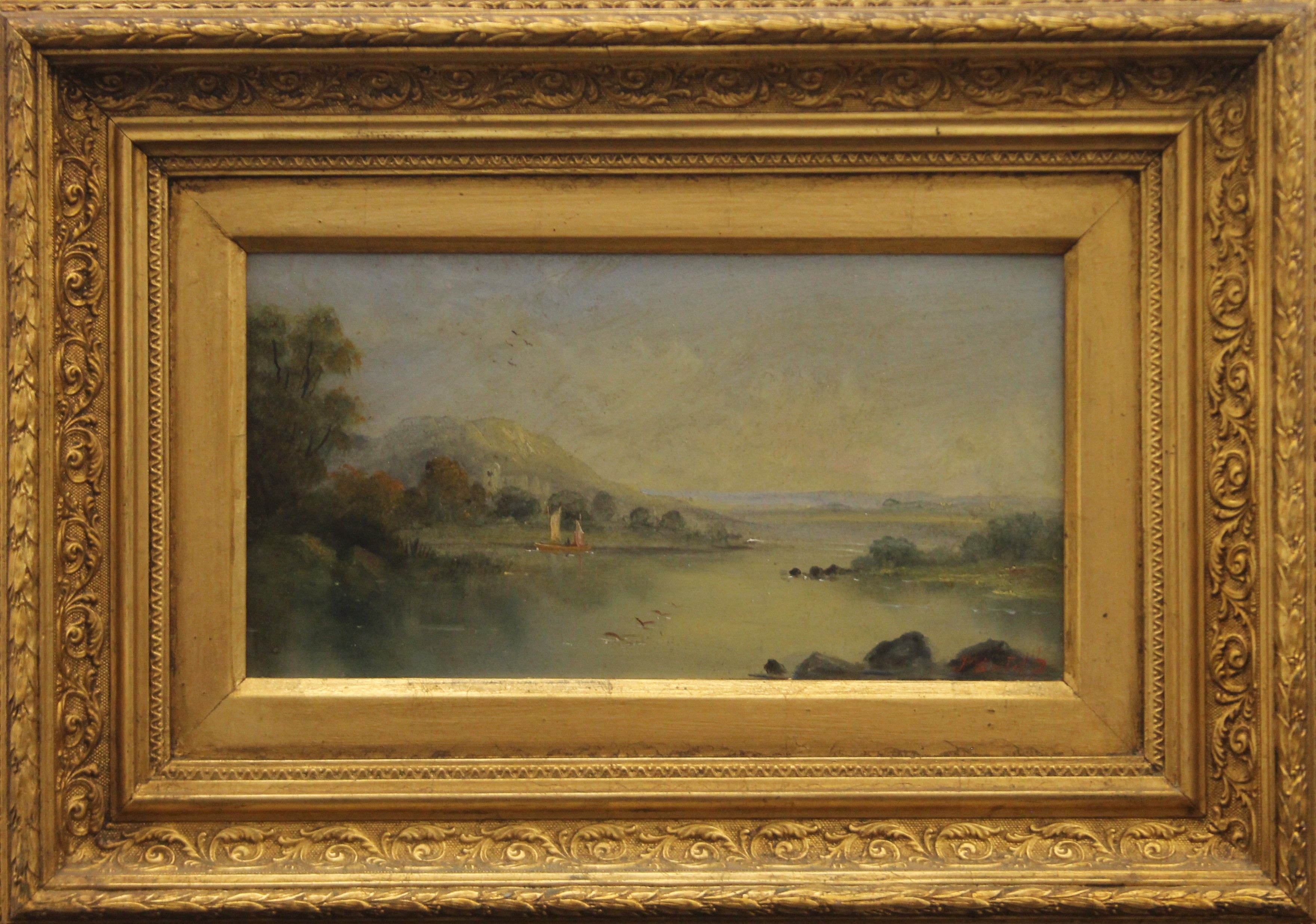 19TH CENTURY SCHOOL, A Lake Drummond (Ireland), oil on board; together with A French Cottage, - Image 2 of 8